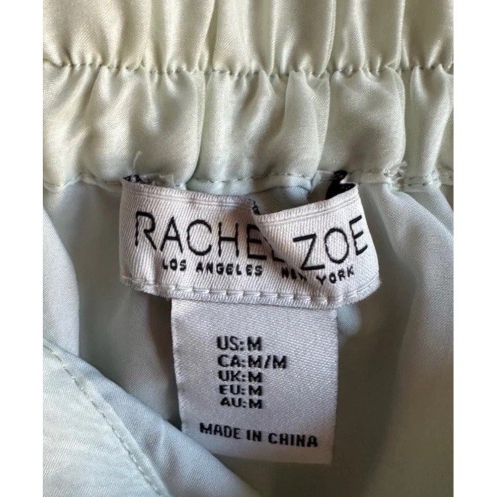 Rachel Zoe High Waist Sheer Whimsical Botanical Circle Skirt Midi Sz M Fairycore - Picture 13 of 14